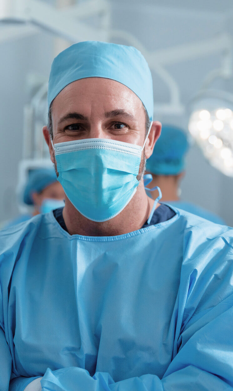 Arzt mit Maske